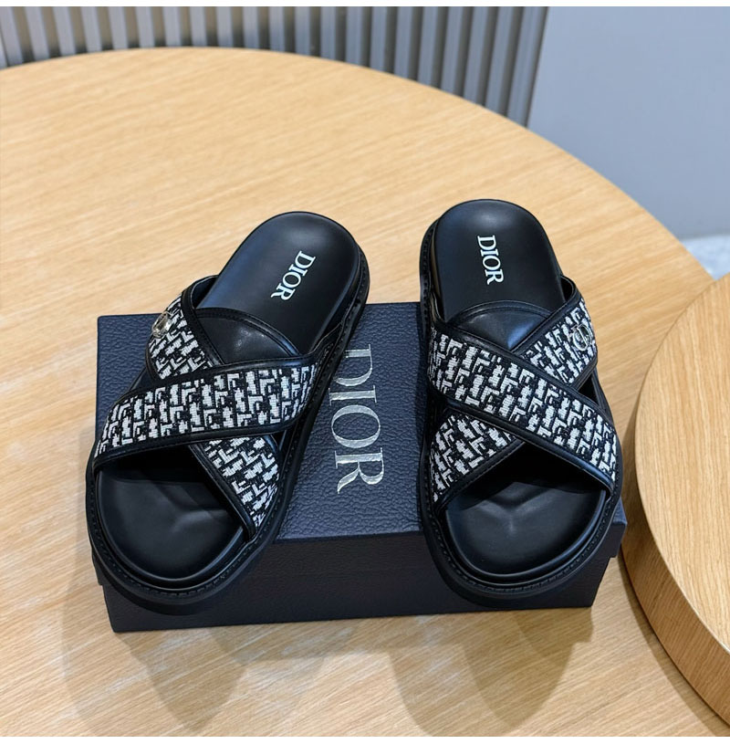 DIOR-05196 디올 2026SS Aqua 남성 슬리퍼 샌들