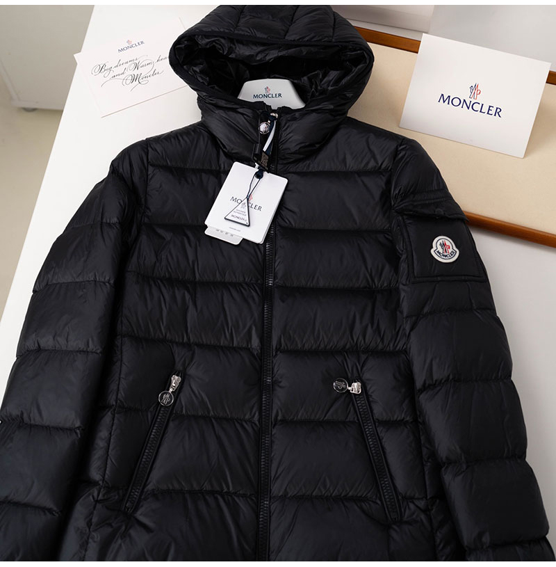 MONCLER-10141 몽클레어 여성용 후드 숏 다운 재킷