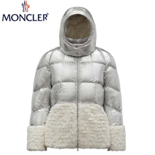 MONCLER-G10931 몽클레어 실버 Algenubi 쇼트 다운 패딩 쟈켓 여성용