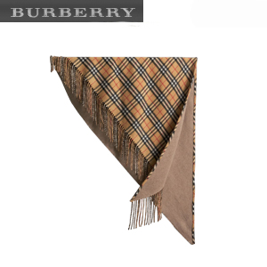 [스페셜오더]BURBERRY-40688711 버버리 빈티지 체크 캐시미어 반다나 스카프 남녀공용