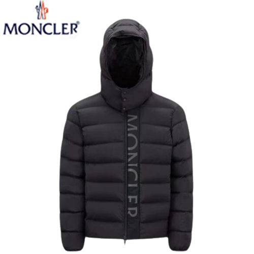 MONCLER-10152 몽클레어 블랙 MONCLER 스트라이프 장식 패딩 남성용