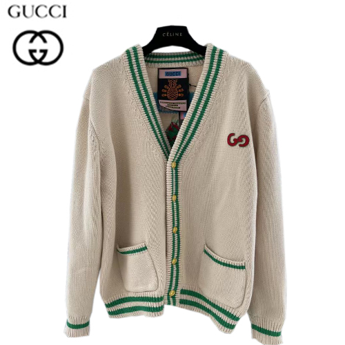 GUCCI-101511 구찌 아이보리 니트 코튼 가디건 남여공용