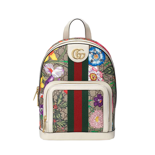 [스페셜오더]GUCCI-547965 8723 구찌 화이트 오피디아 GG 플로라 스몰 백팩