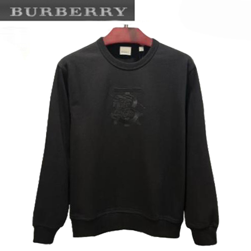 BURBERRY-011311 버버리 블랙 TB 로고 아플리케 장식 스웨트셔츠 남성용