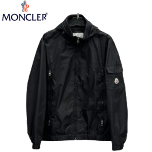 MONCLER-032011 몽클레어 블랙 나일론 바람막이 후드 재킷 남여공용