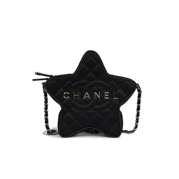 [스페셜오더]CHANEL-AS4579 샤넬 24C 블랙/골드 램스킨 스타 핸드백 22.5cm