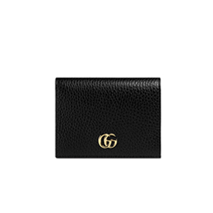 [스페셜오더]GUCCI-456126 1000 구찌 Petite Marmont 가죽 카드 케이스 블랙 