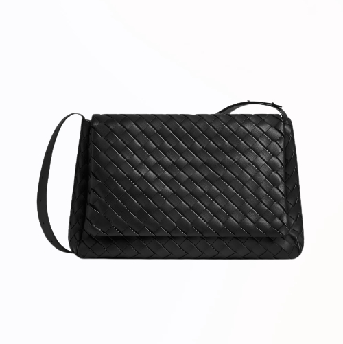 [스페셜오더]BOTTEGA VENETA-765537 보테가 베네타 블랙 맥시 코블 메신저 백 44cm