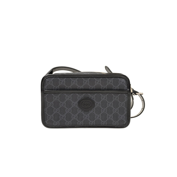 [스페셜오더]GUCCI-658572 구찌 블랙 인터로킹 G 미니 숄더백 22.5cm