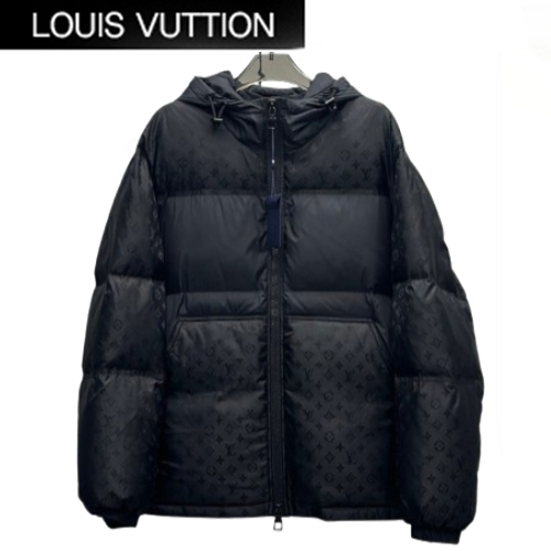 LOUIS VUITTON-092616 루이비통 블랙 모노그램 나일론 패딩 여성용