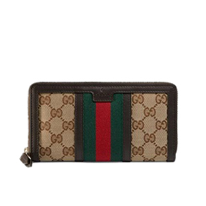 GUCCI-406754 9791 구찌 [Vintage Web] 빈티지 웹 GG 캔버스 장 지갑