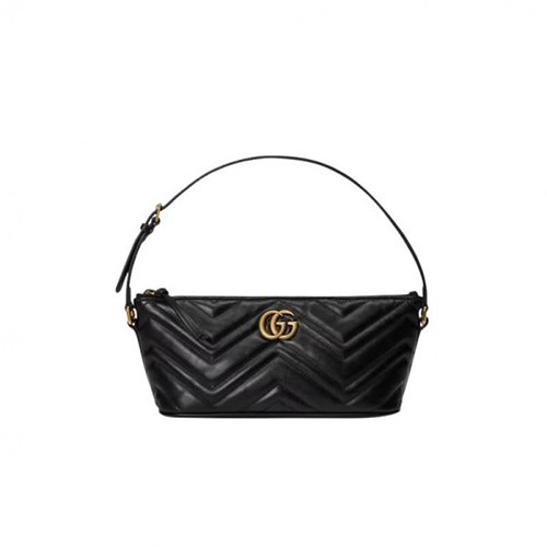 [스페셜오더]GUCCI-739166 1000 구찌 블랙 GG 마몽 마틀라세 숄더백