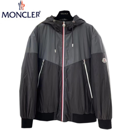 MONCLER-121212 몽클레어 블랙/그레이 나일론 패딩 남성용