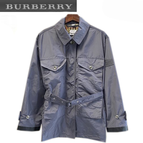 BURBERRY-09071 버버리 네이비 나일론 코트 남성용