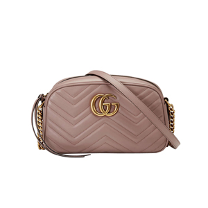 [스페셜오더]GUCCI-447632 5729 구찌 GG Marmont 누드 스몰 소프트 스트럭처드 체인 숄더백