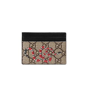 GUCCI-451277 8666 구찌 Gucci Bestiary 스네이크 프린트 GG 수프림 카드 케이스