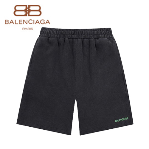 BALENCIAGA-06061 발렌시아가 블랙 코튼 스웨트쇼츠 남여공용