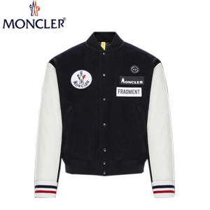 MONCLER-몽클레어 블랙 벨벳 7 MONCLER 재켓