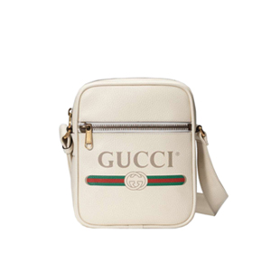 [스페셜오더]GUCCI-523591 8820 구찌 화이트 가죽 구찌 프린트 메신저 백