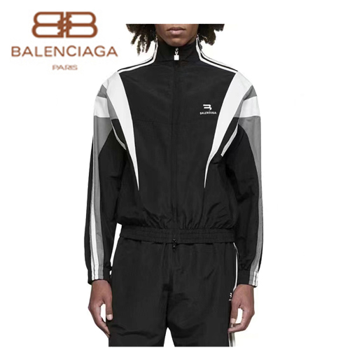 [스페셜오더]BALENCIAGA-02121 발렌시아가 블랙 나일론 트레이닝 재킷 남여공용