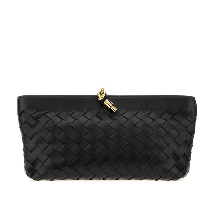 [스페셜오더]BOTTEGA VENETA-876344 보테가 베네타 안디아모 위브 파우치 블랙