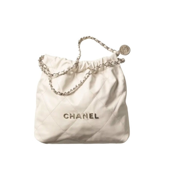 [스페셜오더]CHANEL-AS3260 샤넬 화이트/실버 22 스몰 호보백 35cm