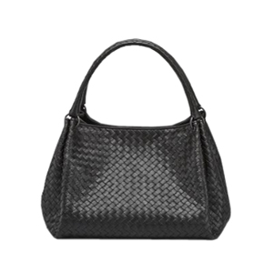 BOTTEGA VENETA-80469 보테가베네타 네로 인트레치아토 나파 패러슈트 백