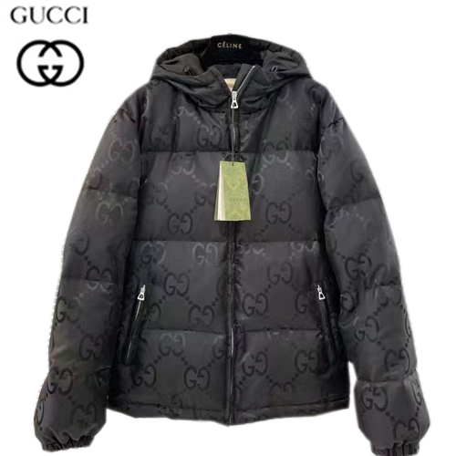 GUCCI-12087 구찌 블랙 GG 나일론 패딩 남성용