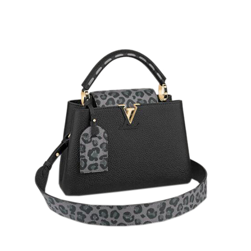 [스페셜오더]LOUIS VUITTON-M58720 루이비통 블랙 토뤼옹 가죽 카퓌신 BB