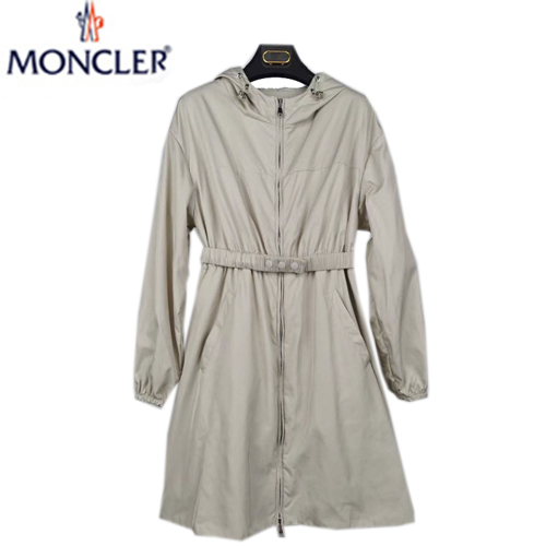 MONCLER-08072 몽클레어 아이보리 나일론 바람막이 코트 여성용