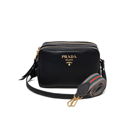 [스페셜오더]PRADA-1BH082 프라다 블랙 비텔로 다이노 카메라백