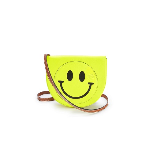 [스페셜오더]LOEWE-로에베 네온 옐로우 Smiley Heel bag 스마일리 힐 백