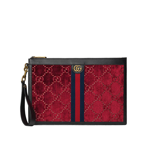 GUCCI-575371 6489 구찌 GG 벨벳 파우치