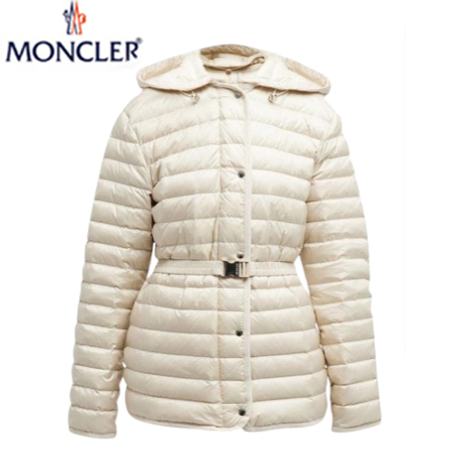 MONCLER-09233 몽클레어 화이트 나일론 미디엄 패딩 여성용