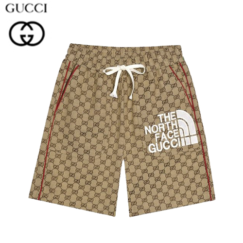 GUCCI-07133 구찌 베이지 구찌 X 노스페이스 콜라보 더블 G 쇼츠 남여공용