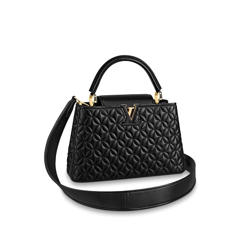 [스페셜오더]LOUIS VUITTON-M55366 루이비통 블랙 모노그램 플라워 퀄팅 카퓌신 PM