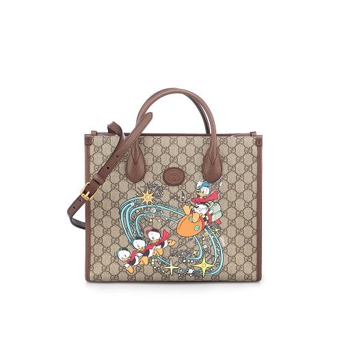 [스페셜오더]GUCCI-648134 8679 구찌 GG 수프림 Disney x Gucci 도널드 덕 스몰 토트백