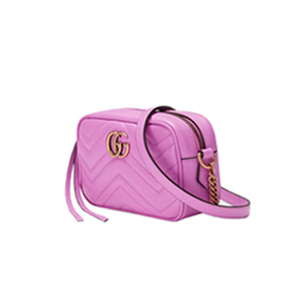 [스페셜오더]GUCCI-448065 5554 구찌 GG Marmont 미니 소프트 스트럭처드 체인 숄더백 핑크 