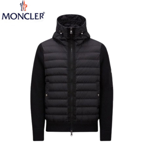 MONCLER-09235 몽클레어 블랙 퀄팅 후드 재킷 남성용