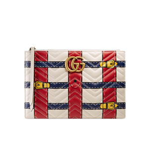 [스페셜오더]GUCCI-466489 9187 구찌 GG 마몽 트롱프 뢰유 파우치