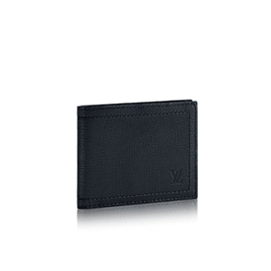 [스페셜오더]LOUIS VUITTON-M64135 루이비통 유타 레더 Bleu marine 컴팩트 월릿