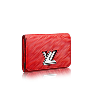 [스페셜오더]LOUIS VUITTON-M64413 루이비통 에삐 레더 트위스트 컴팩트 월릿 Coquelicot