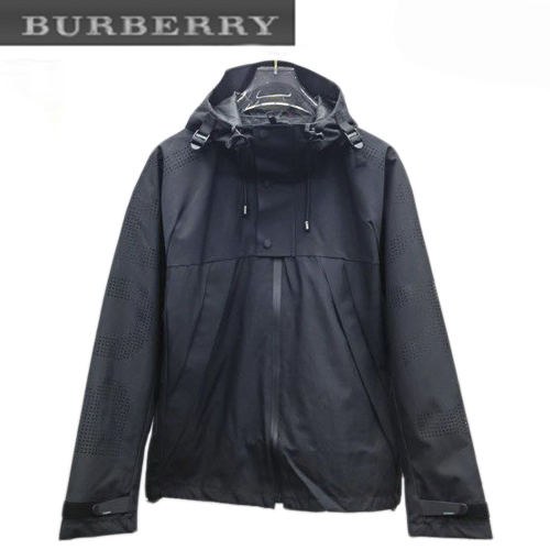 BURBERRY-08196 버버리 블랙 바람막이 후드 재킷 남성용