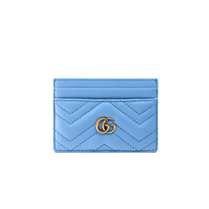 [스페셜오더]GUCCI-443127 4338구찌 GG Marmont 카드 케이스 라이트 블루