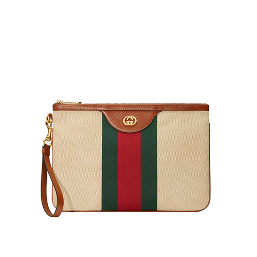 [스페셜오더]GUCCI-576053 9686 구찌 빈티지 캔버스 파우치