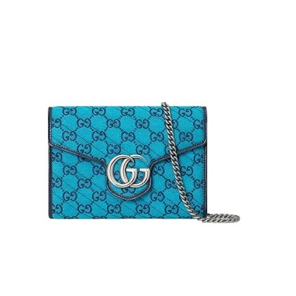 [스페셜오더]GUCCI-474575 4164 구찌 블루 GG 마몽 GG 멀티컬러 미니 백