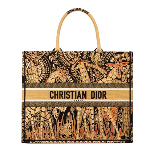 [스페셜오더]DIOR-M1286 디올 브라운 DIOR ANIMALS 자수 캔버스 DIOR BOOK TOTE 백