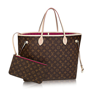 LOUIS VUITTON-M41180  루이비통 모노그램 네버풀 GM Pivoine 