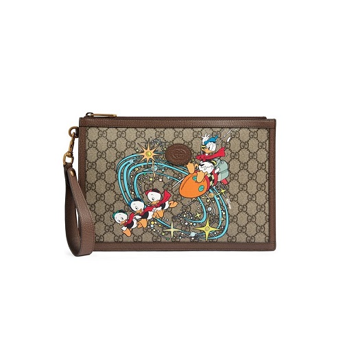 [스페셜오더]GUCCI-647925 8679 구찌 GG 수프림 Disney x Gucci 도널드 덕 파우치