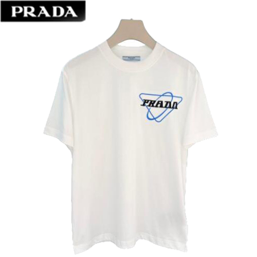 PRADA-07288 프라다 아플리케 장식 티셔츠 남성용(2컬러)